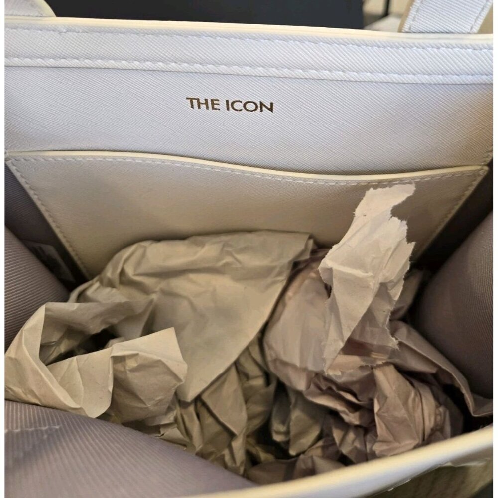 New NWT Ted Baker London "The Icon" Small Wite Floral Tote / Purse - Picture 6 of 6